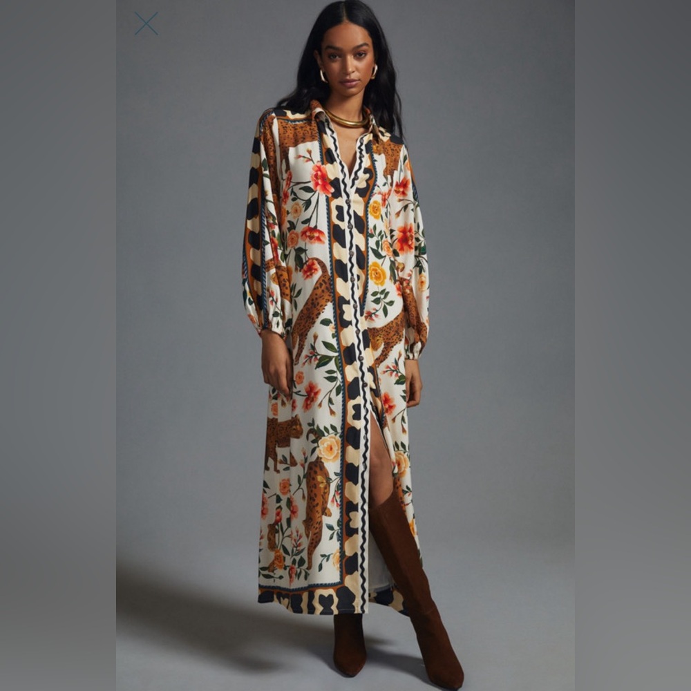 Farm Rio Jaguar Maxi Dress